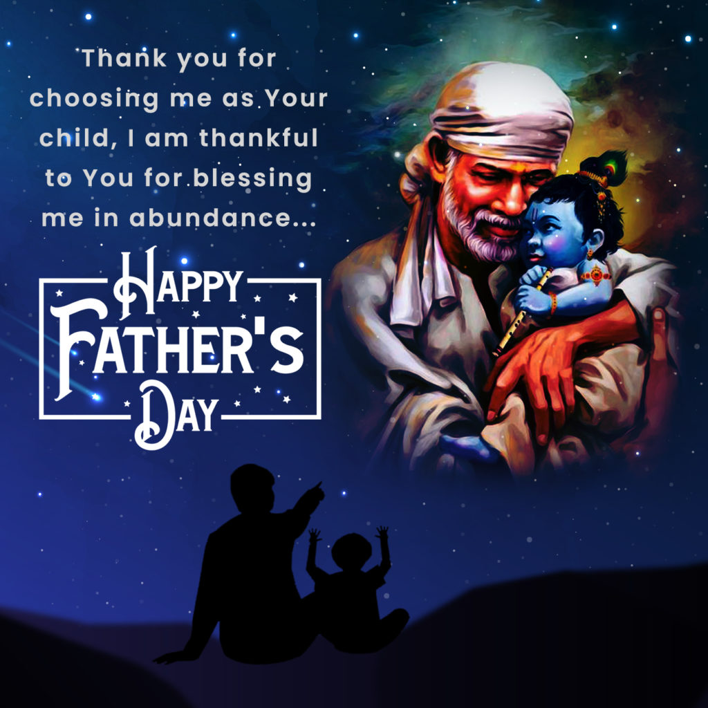 Sai Baba Images with Father's Day Messages 12