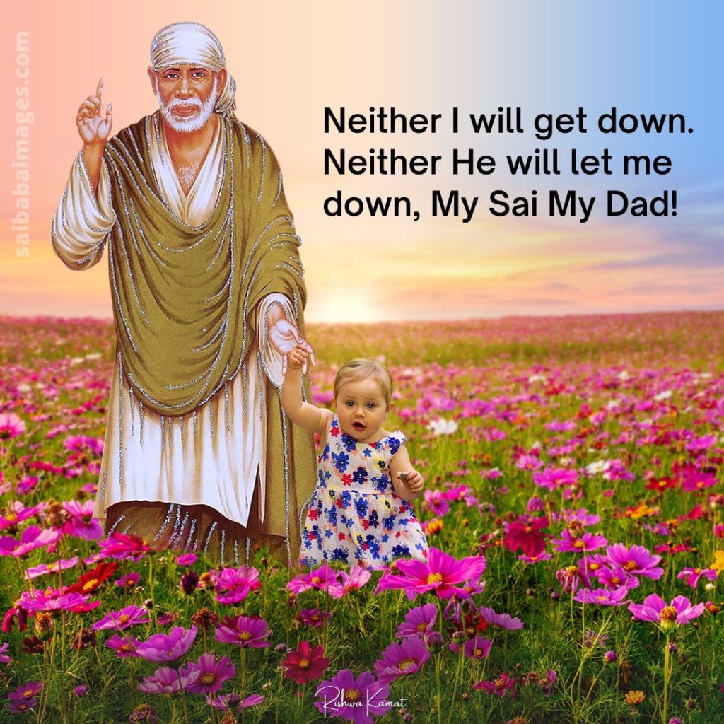 Sai Baba Images with Father's Day Messages 1