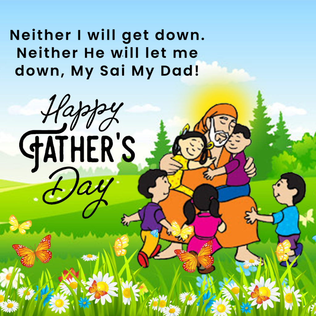Sai Baba Images with Father's Day Messages 11