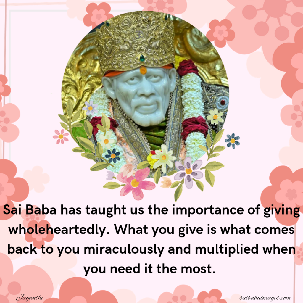 Sai Baba 4k Wallpapers With Quotes 52