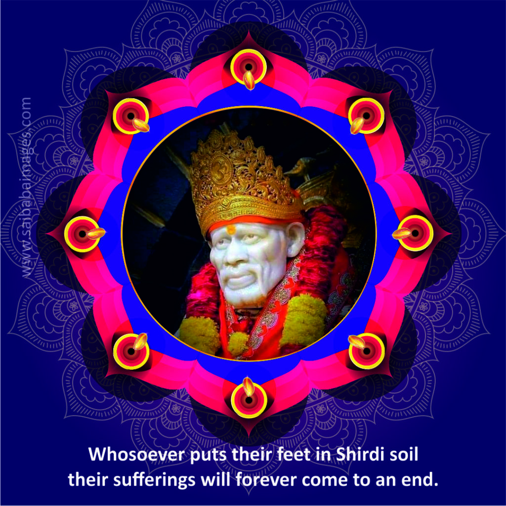 Sai Baba Wallpapers With Quotes In Dark Background 23