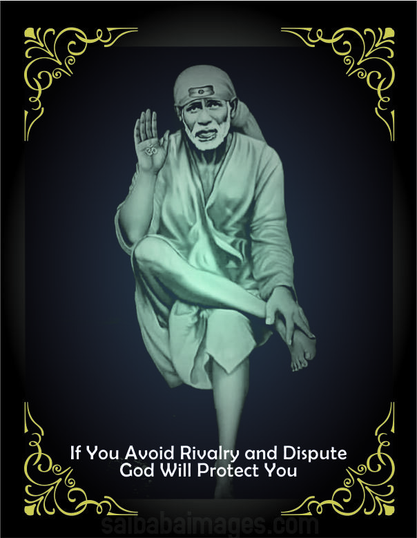 Sai Baba Wallpapers With Quotes In Dark Background 10