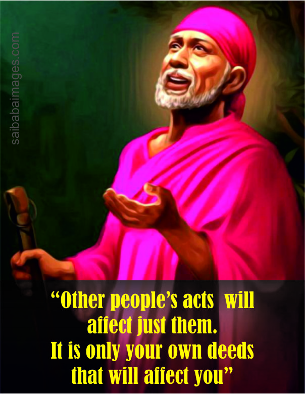 Sai Baba Wallpapers With Quotes In Dark Background 11