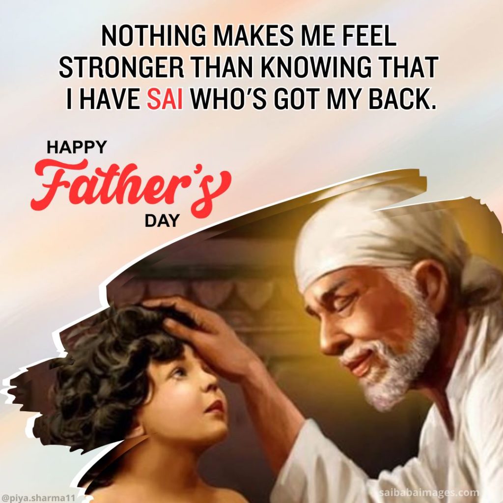Sai Baba Images with Father's Day Messages 21